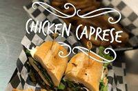 Chicken caprese sandwich