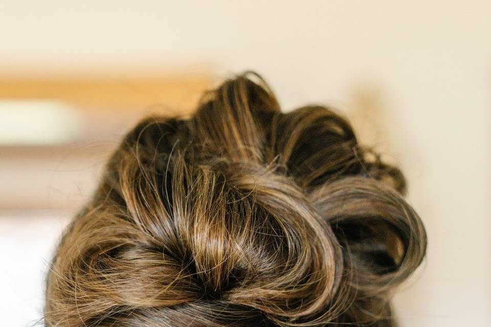 Hair up