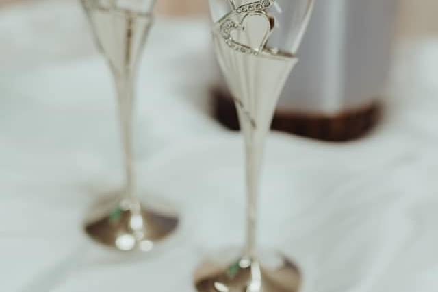 Champagne glasses