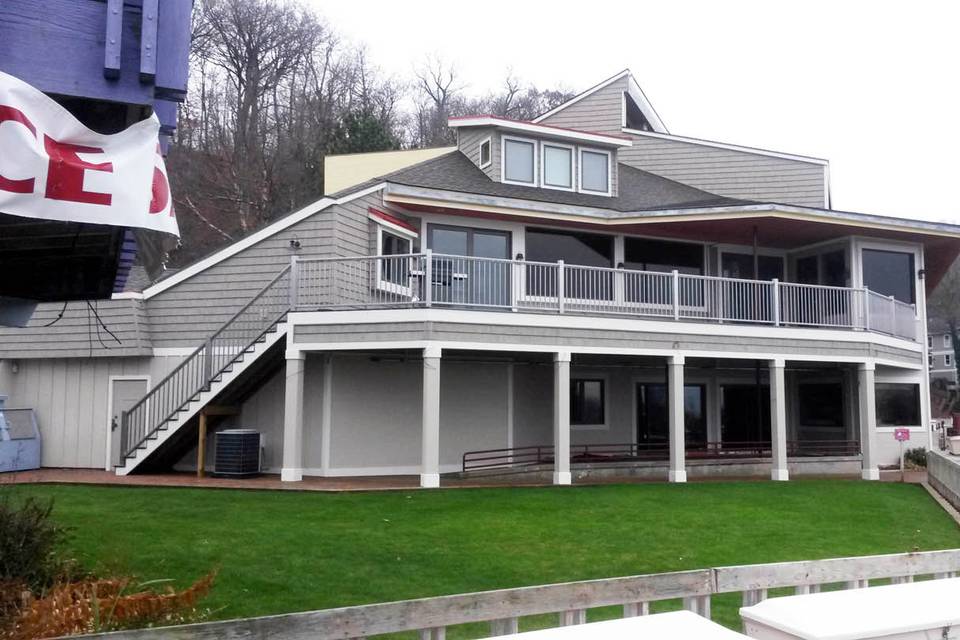 View of the lawn and venue