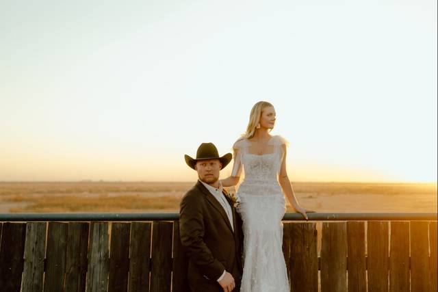 Texas western wedding