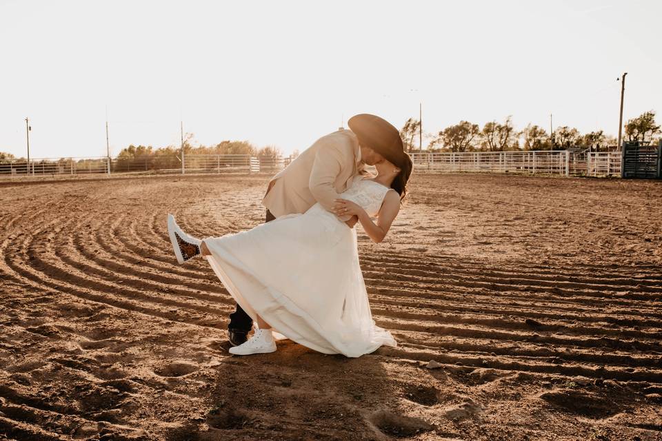 Cowboy wedding