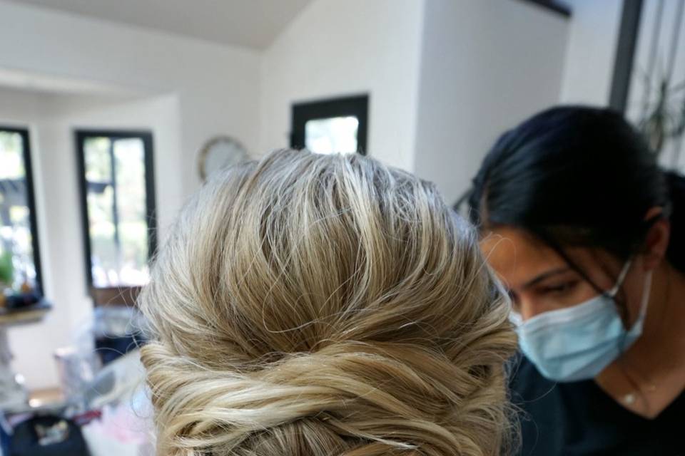 Bridal hair by Kelsey