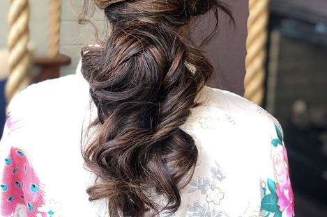 Bridal hair by Kelsey