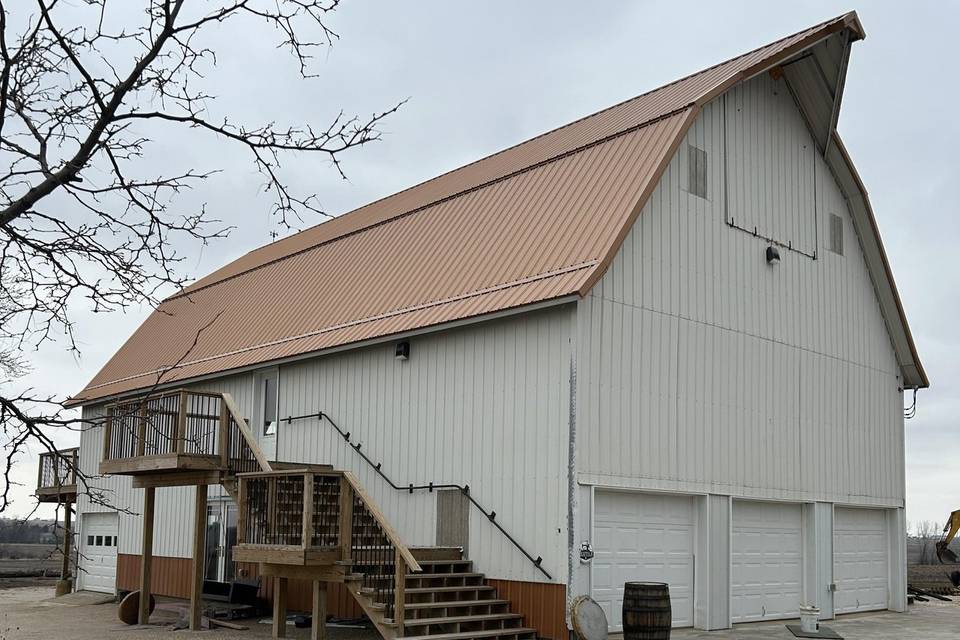 View of the barn