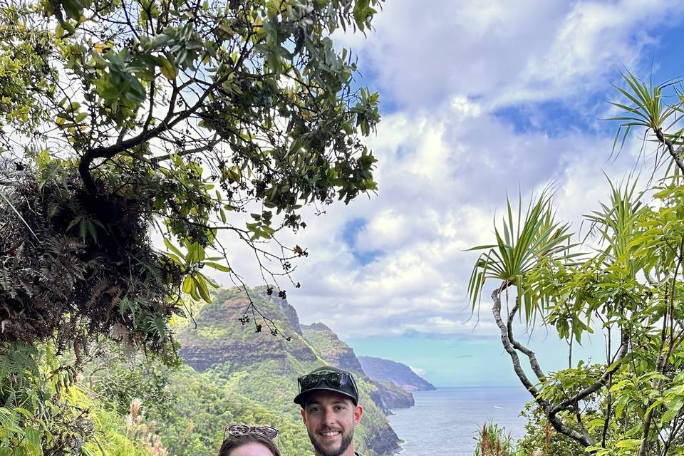 D&M Hawaii honeymoon