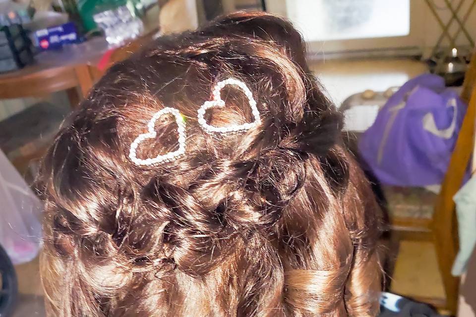 Bridal hair