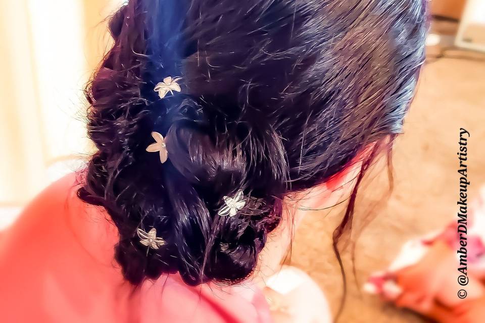 Bridesmaid hair