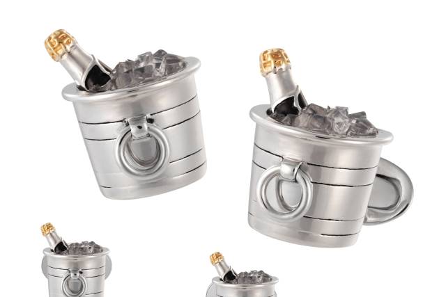 Champagne Cufflink & Studs Set