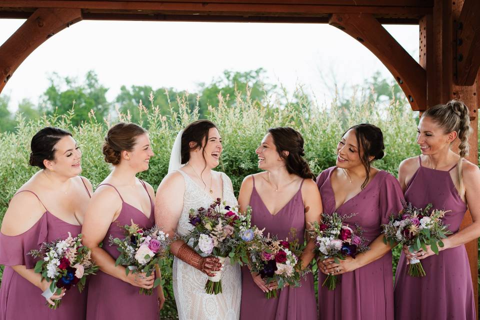 Elegant Bridal Party