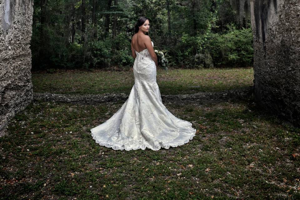 Classic Church Ruin Bridal