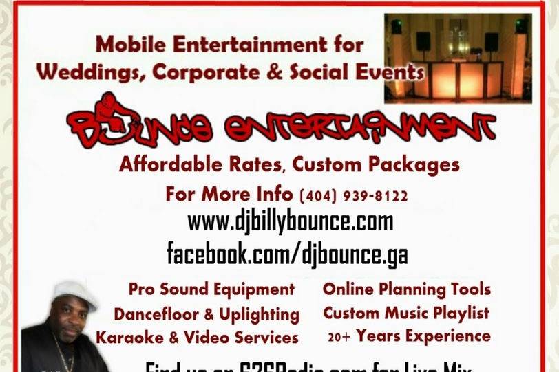 Booking Available for Metro-Atlanta areas (404) 939-8122