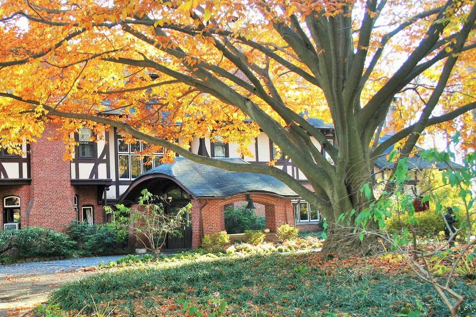 Fall mansion exterior