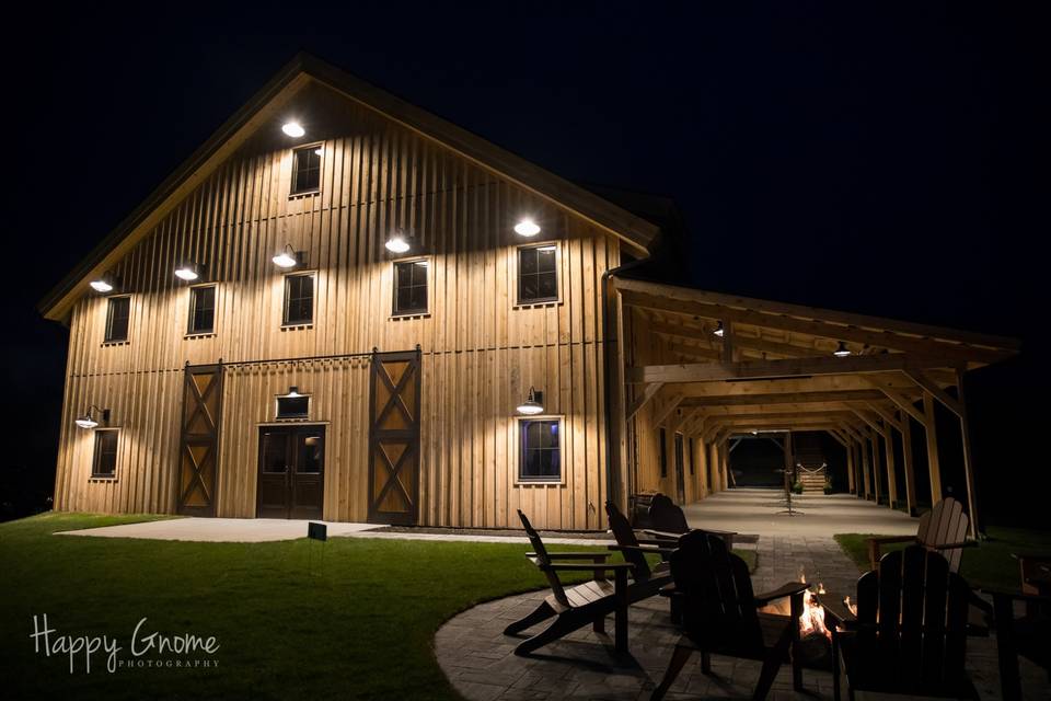 The Barn Patio and Fire Pit