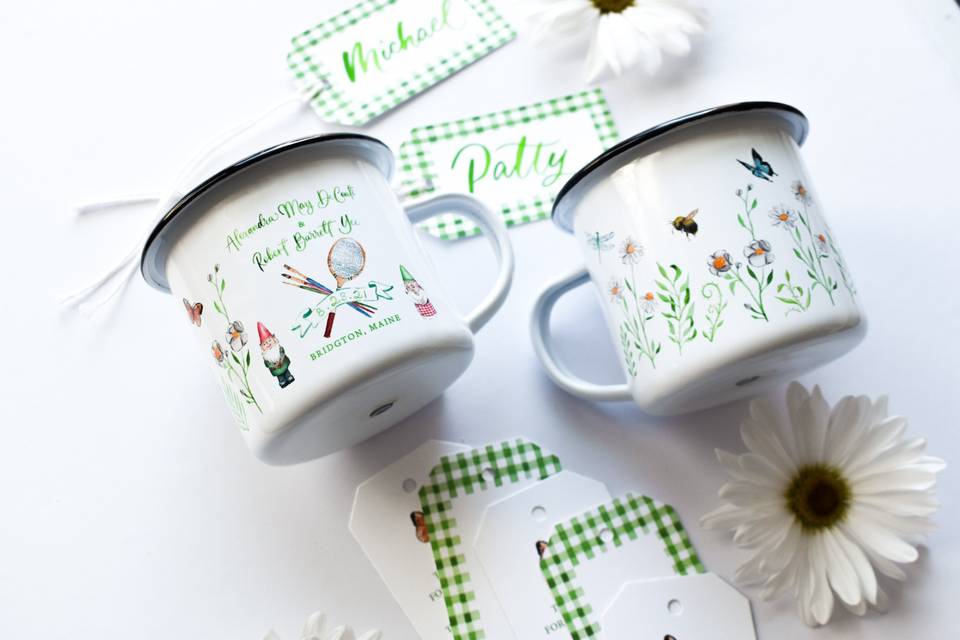 Mugs as favors