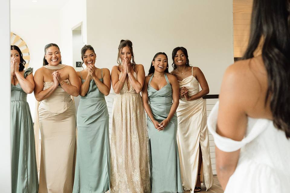 First Look with your Girls!