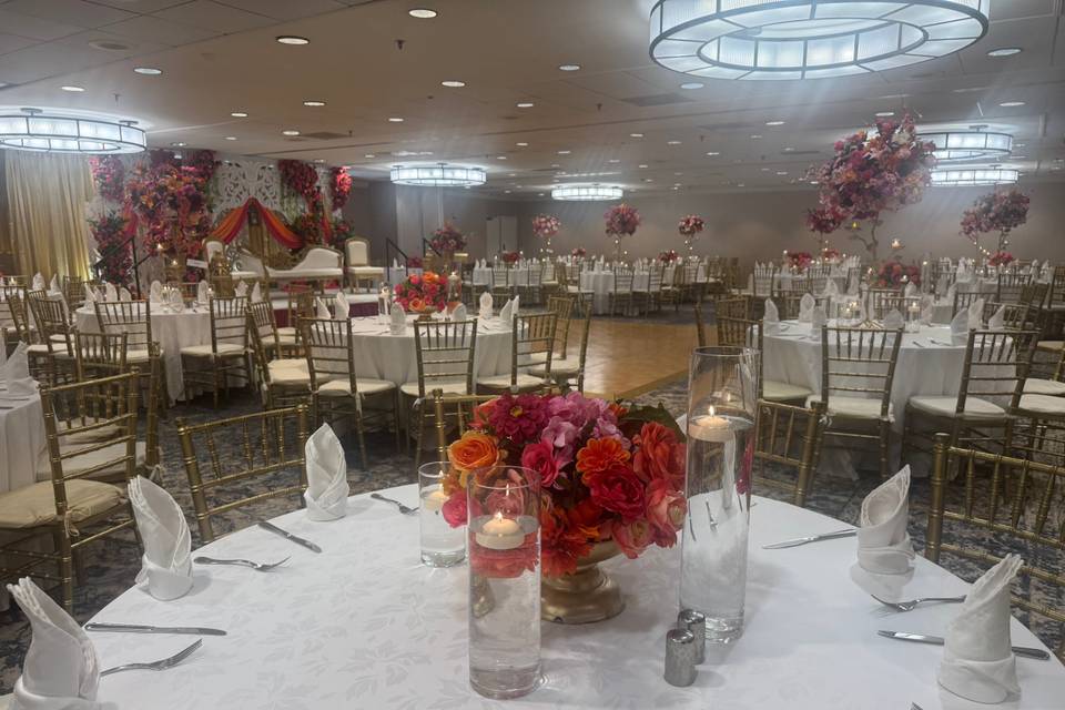 December Wedding Reception