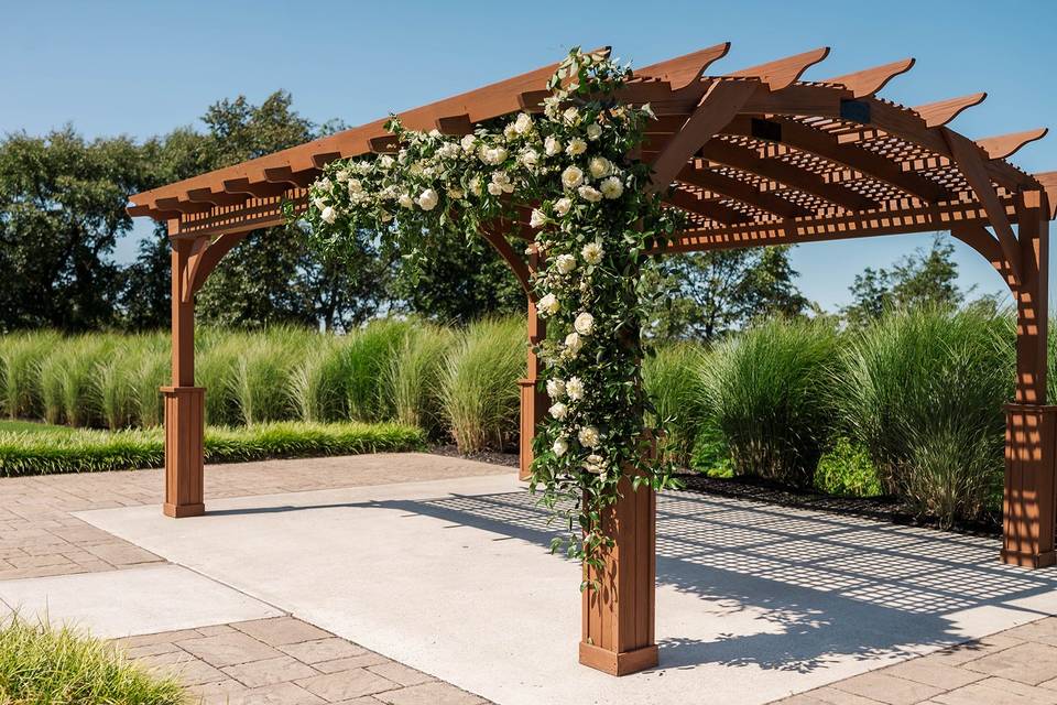 Our beautiful pergola!