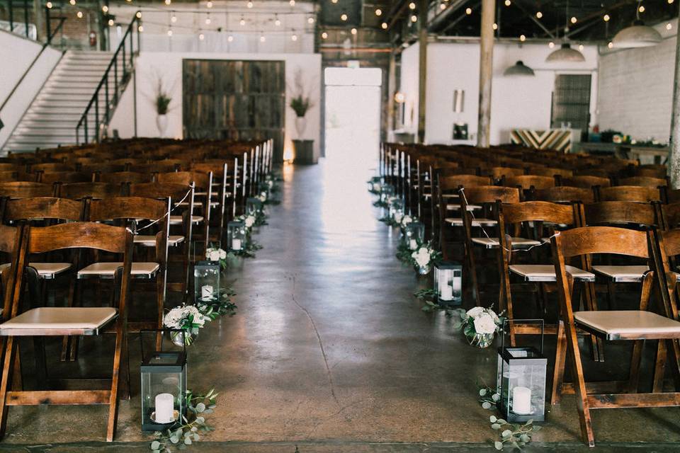 East Wall Ceremony Aisle