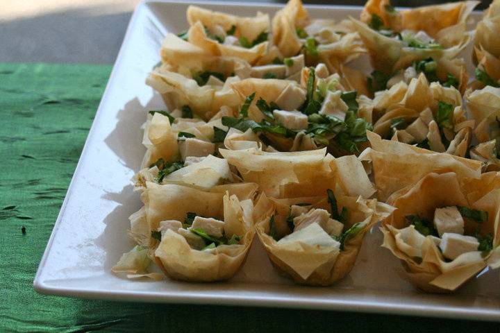 Chicken Caesar cups