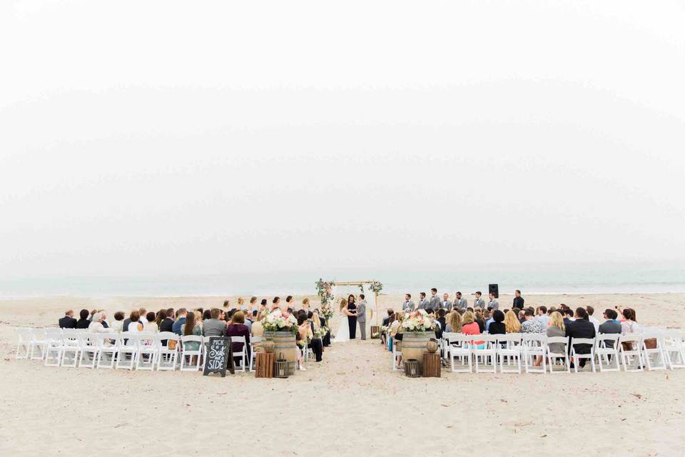 Beach wedding