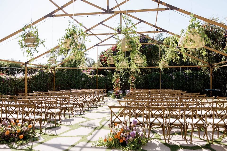 Ceremony in the garden