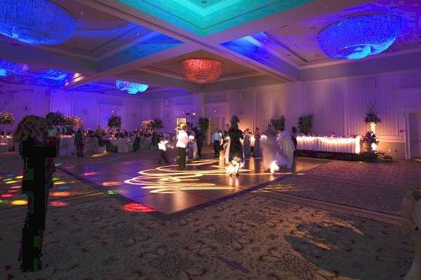 LED color changers provide the option of various different lighting effects all night long!