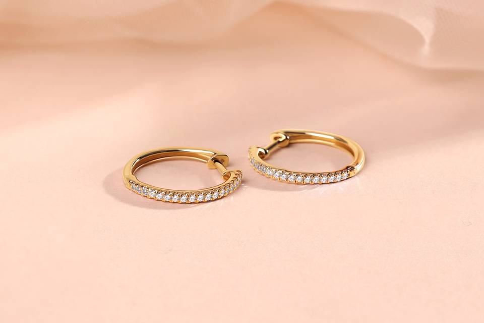 Diamond Arc Hoops