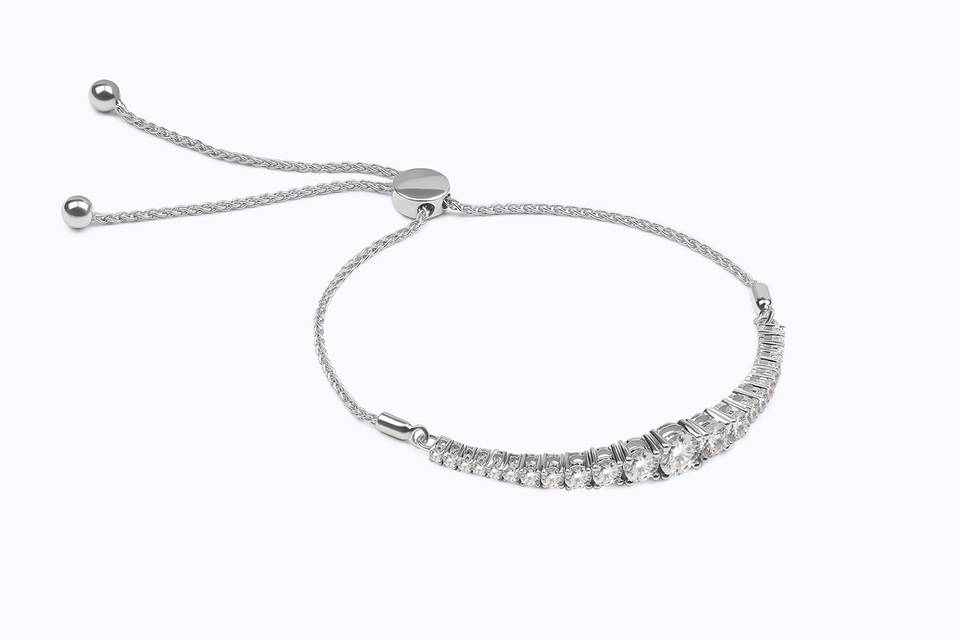 Graduated Round Bolo Bracelet