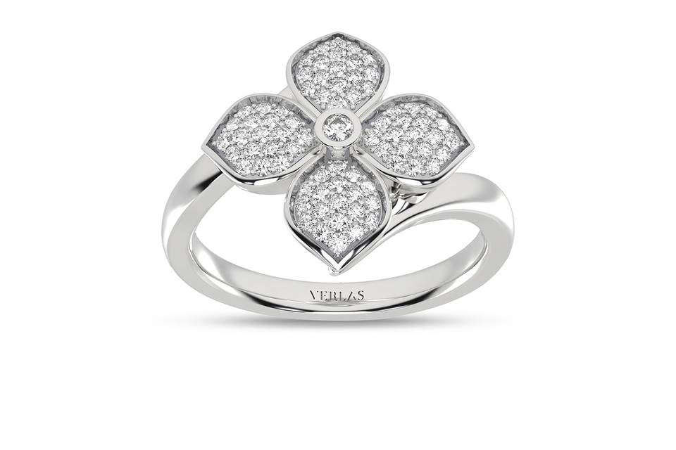 La Fleur Diamond Radiant Ring