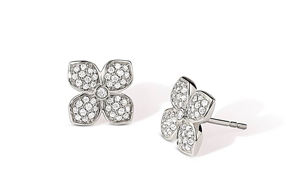 La Fleur Diamond Radiant Studs