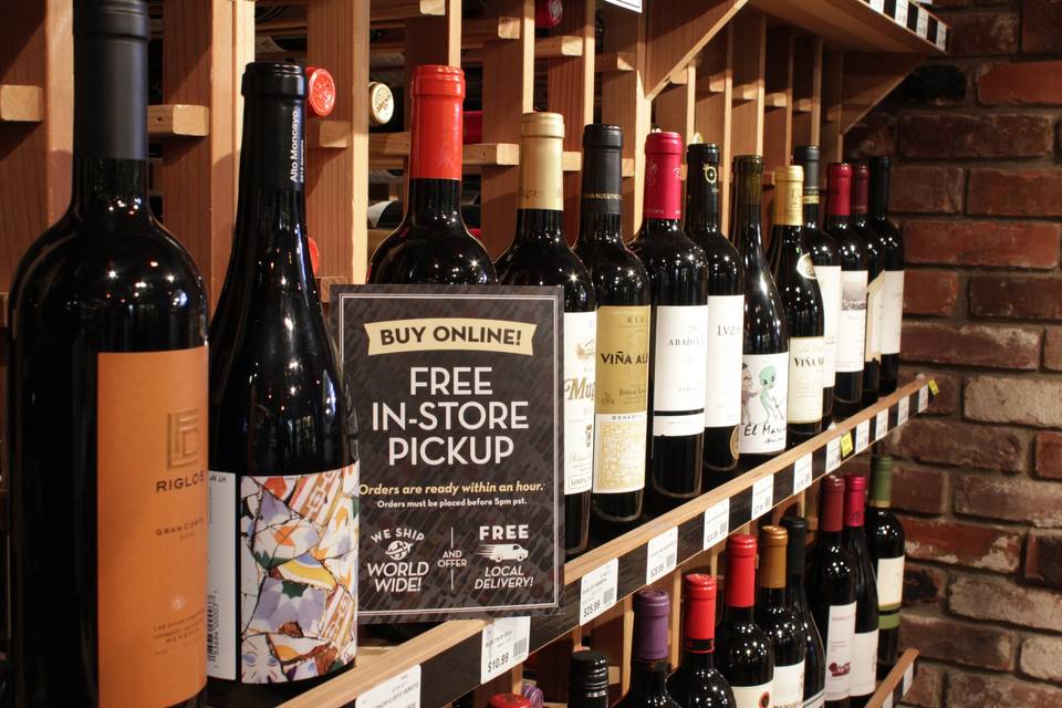 Wine shelf