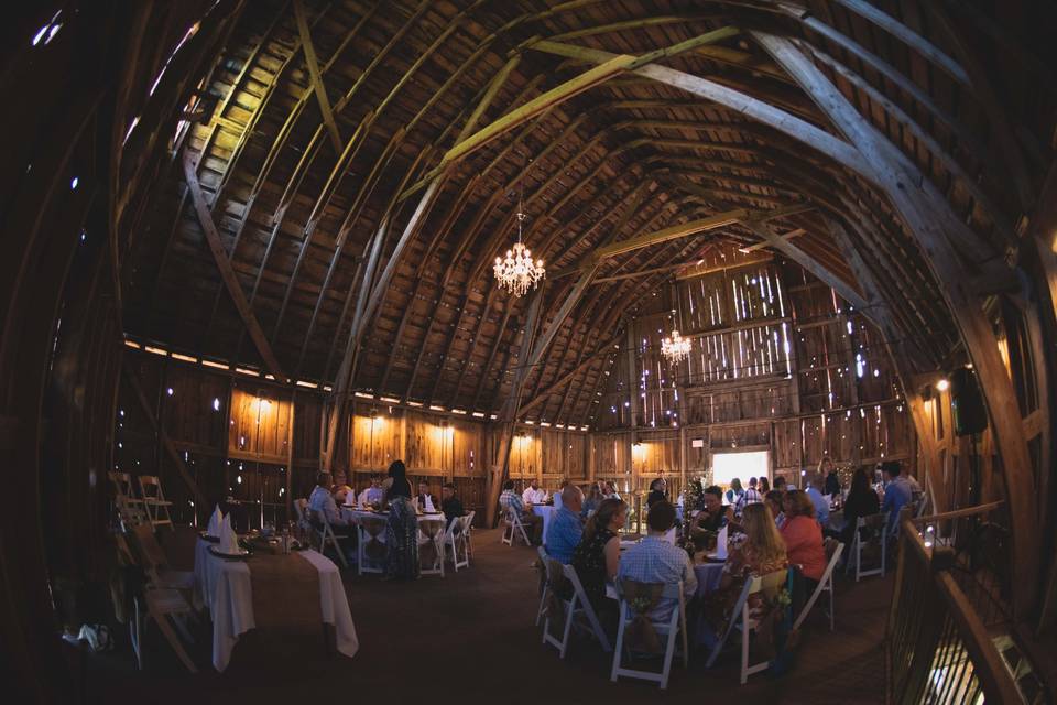 Reception in the hayloft