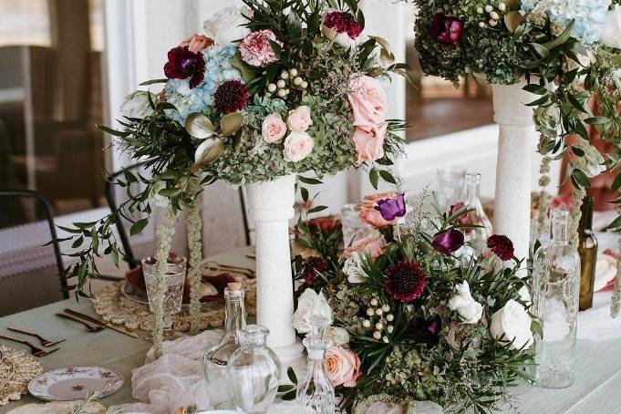 Stunning floral arrangements