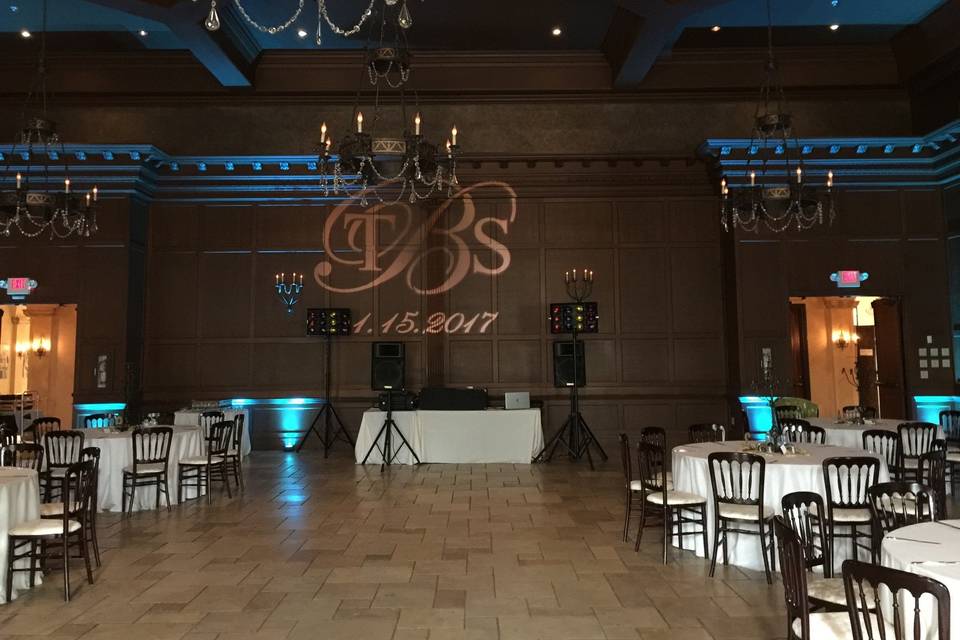 Wedding monogram light