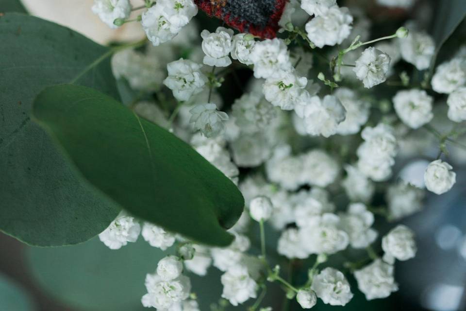 Bride's sorority flower