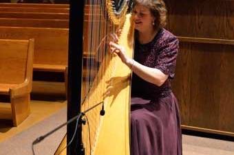 Performing at a formal church event.