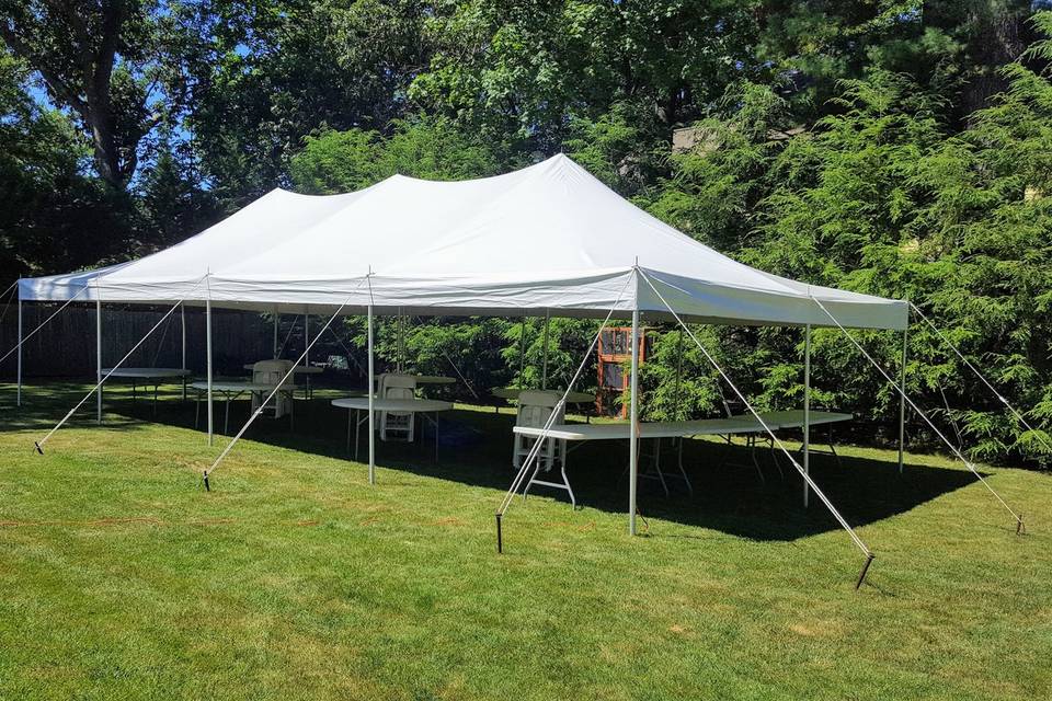 20 by 40 pole tent