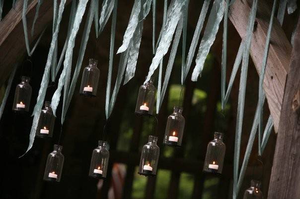 Hanging votives