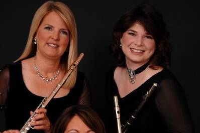 Three Flutes Only as seen at Sea World, Disney and more. Flute Trio