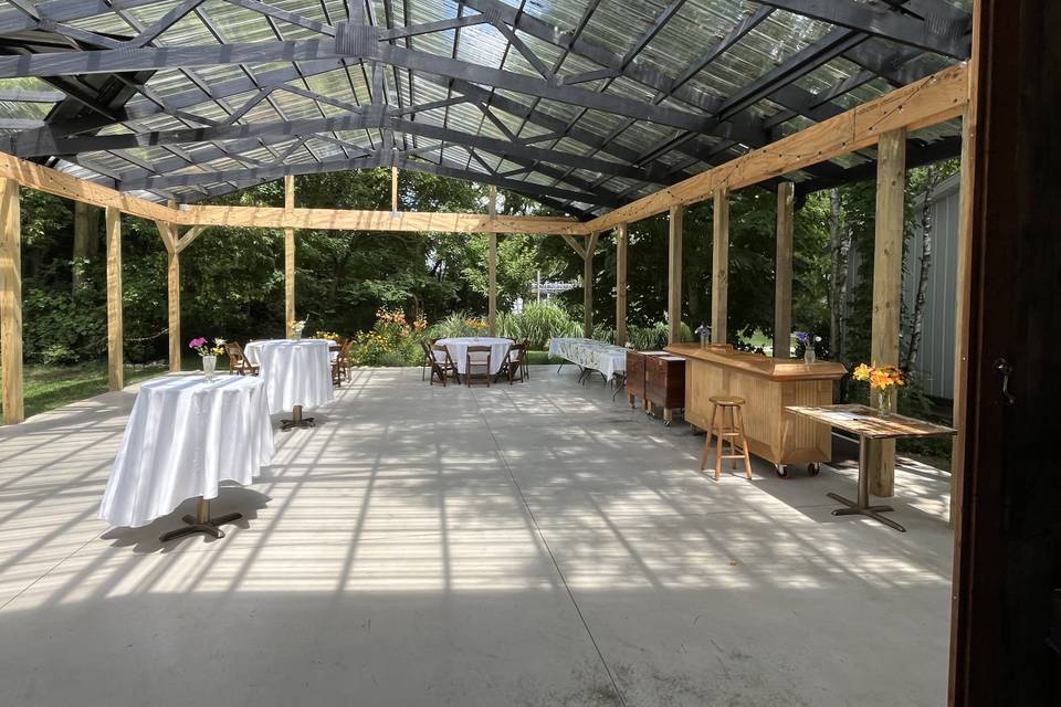 Pavilion cocktail hour