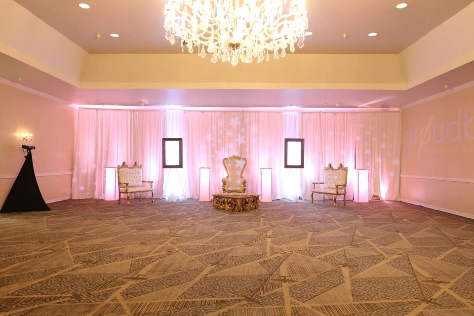 Photo booth area