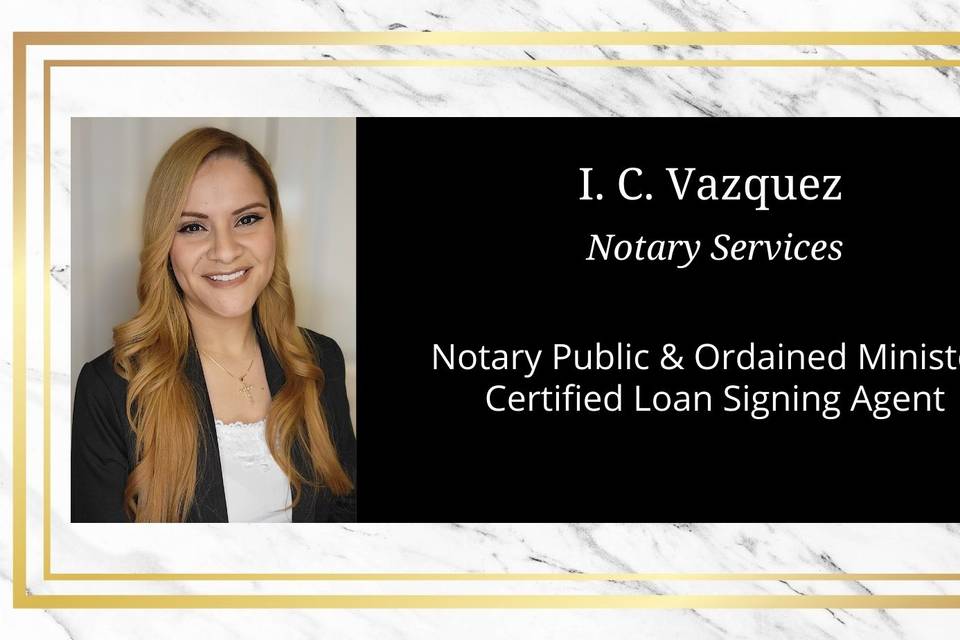 I. C. Vazquez Notary Services