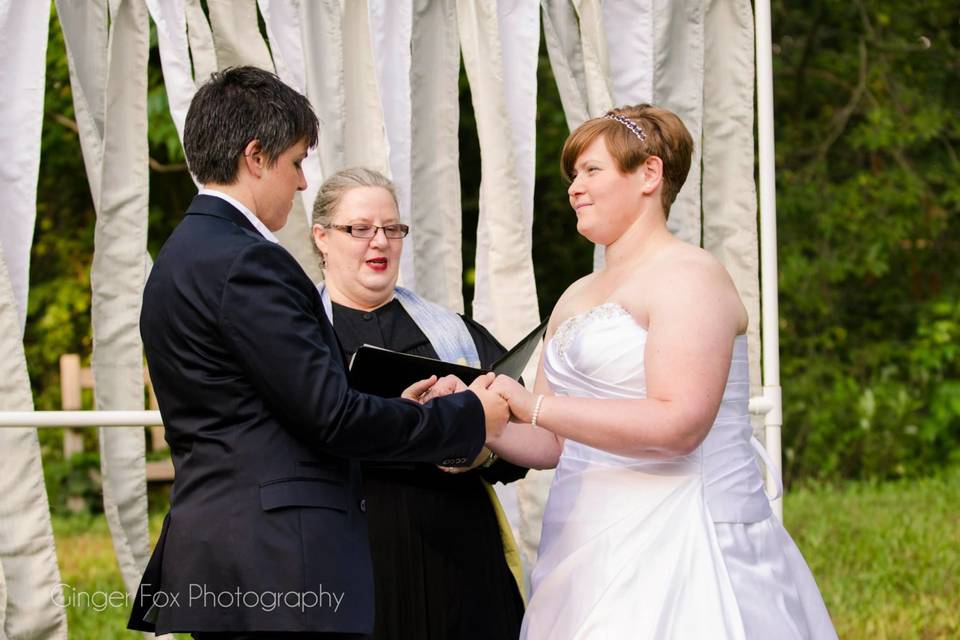 Officiant of the ceremony