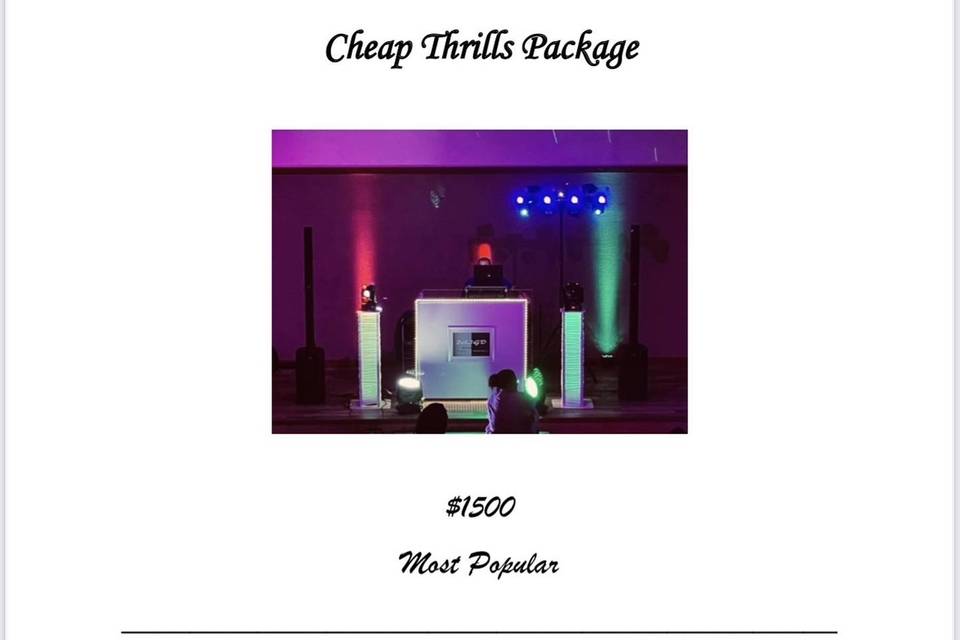 Cheap Thrills Package