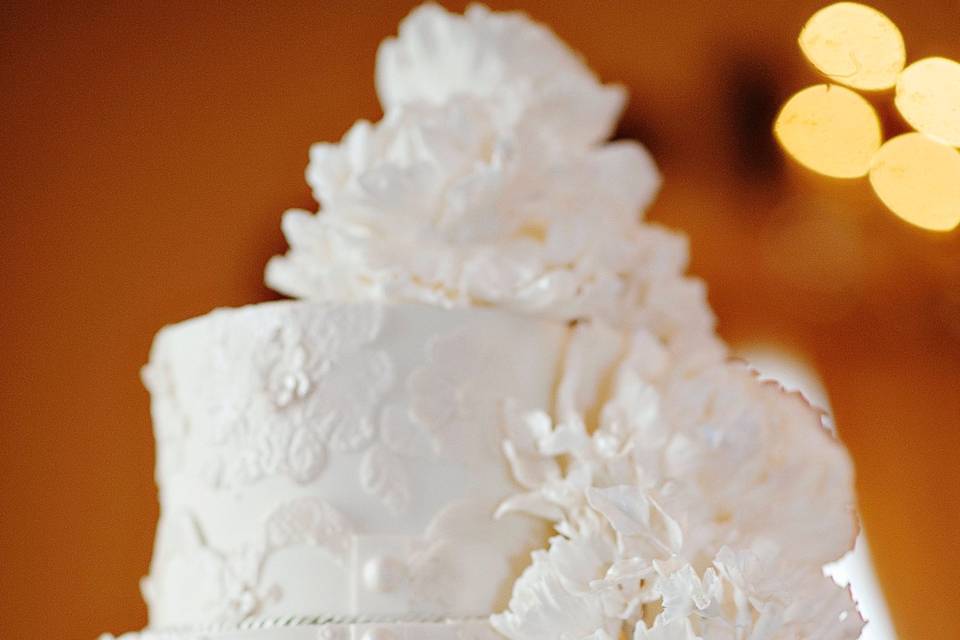 Lace  Wedding Cake