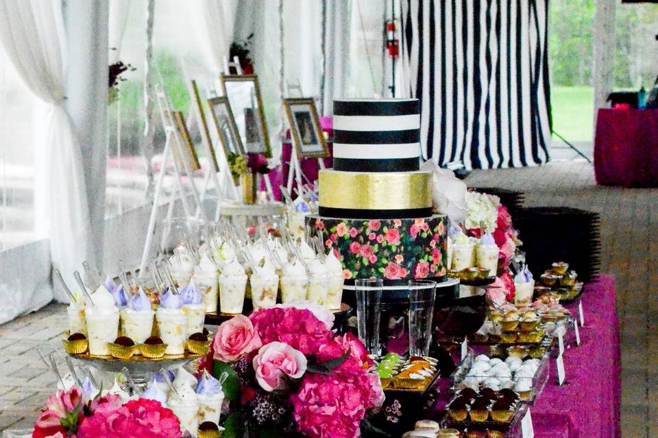 Kate Spade dessert table