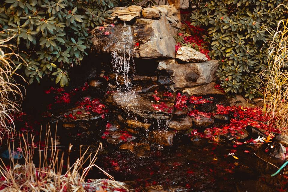 Outdoor Waterfall