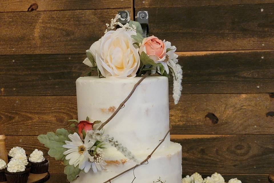 Barn Wedding Cake