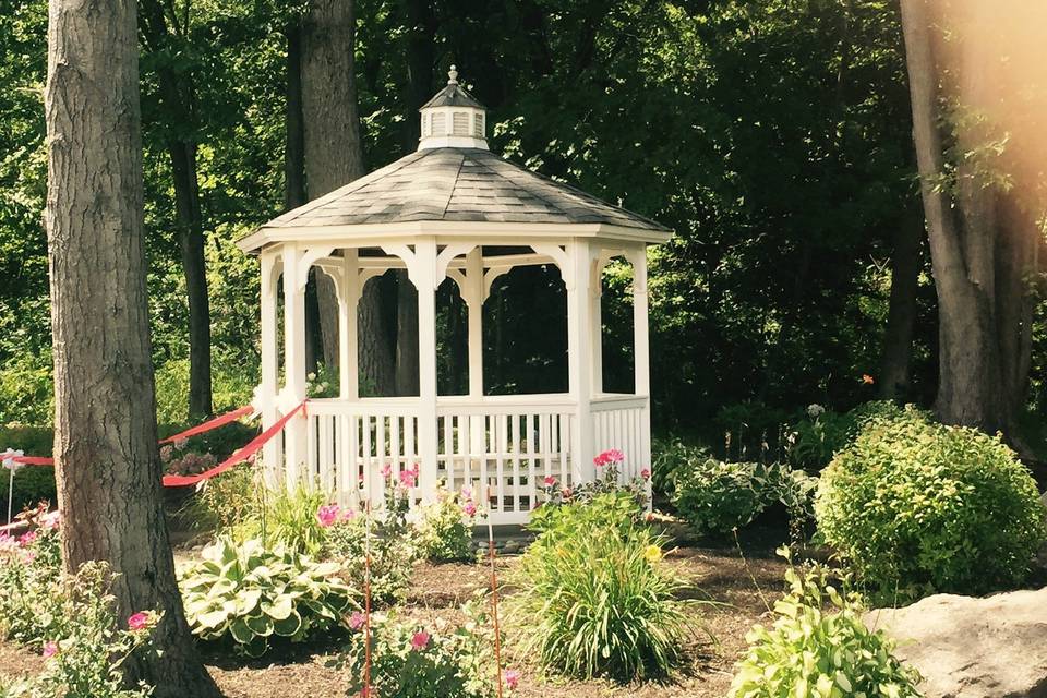 White gazebo